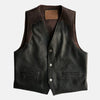 Blaze Smith Leather Vest For Men