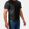 City Walker Mens Leather Vest