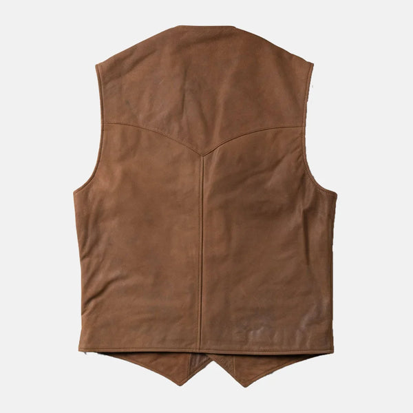 Cycrus Mocha Leather Vest