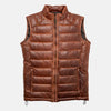 Ebon Attire Mens Leather Motorcycle Vest