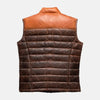 Ebon Attire Mens Leather Motorcycle Vest