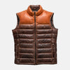 Ebon Attire Mens Leather Motorcycle Vest