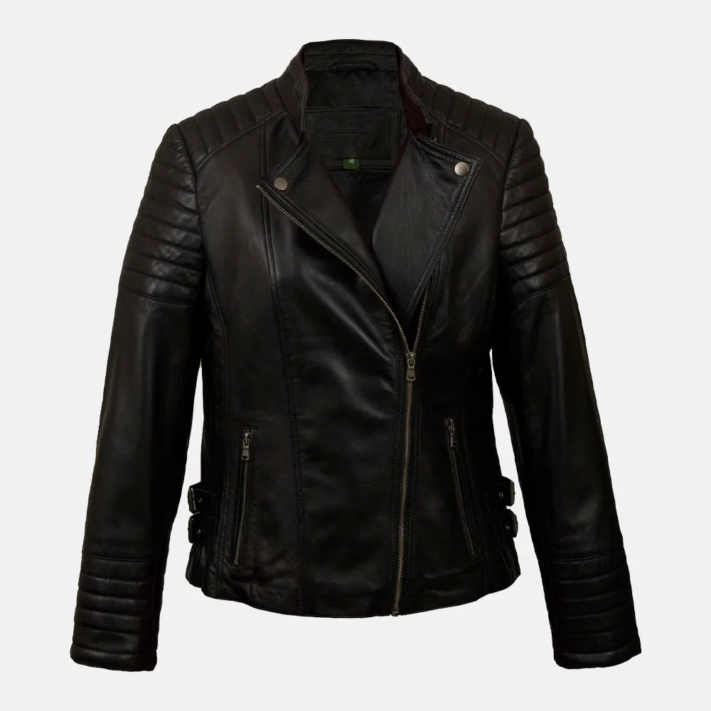 Ladies moto jacket best sale