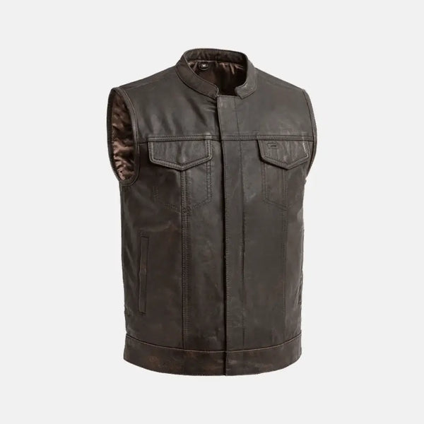 Steel Flyer Leather Vest