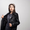 How to Style Oversized Leather Jacket Outfits