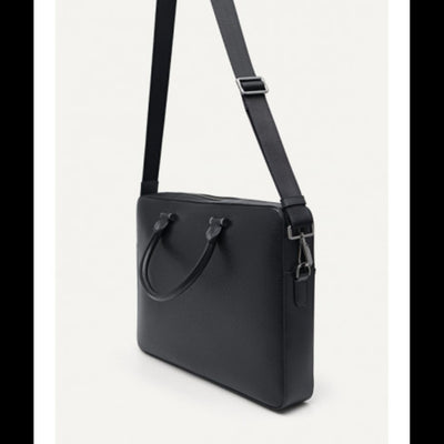 Embossed Leather Briefcase