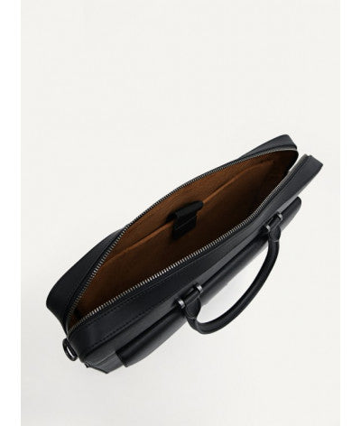 Embossed Leather Briefcase