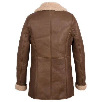 Adelaide Ladies Premium Cognac Coat