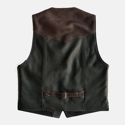 Blaze Smith Leather Vest For Men