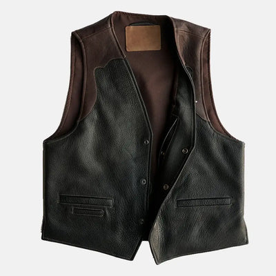 Blaze Smith Leather Vest For Men