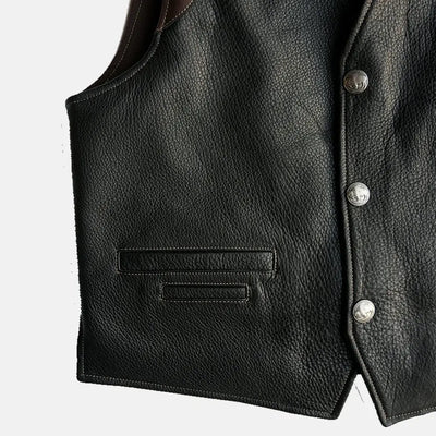 Blaze Smith Leather Vest For Men