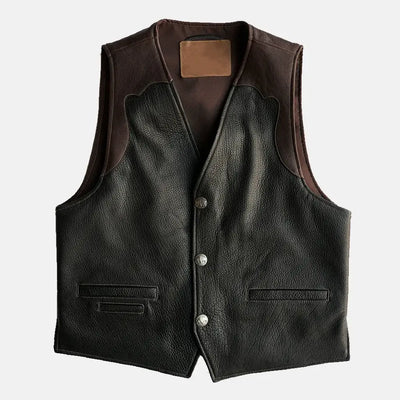 Blaze Smith Leather Vest For Men
