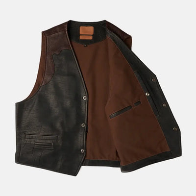 Blaze Smith Leather Vest For Men
