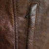 Budd Classic Brown Leather Jacket for Men