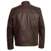 Budd Classic Brown Leather Jacket for Men