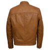 Budd Men's Tan Crafted Leather Jacket