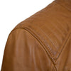 Budd Men's Tan Crafted Leather Jacket