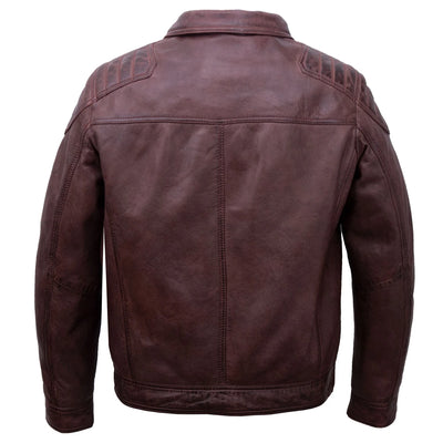Burgundy Luxe Leather Jacket