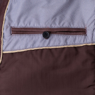 Burgundy Luxe Leather Jacket