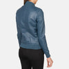 Celestia Leather Bomber Jacket for Women | Order Now