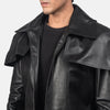 Cerise Pioneer Leather Duster Jacket