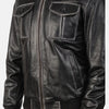 City Ranger Leather Jacket | Leather Bomber Jacket