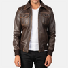 City Ranger Leather Jacket | Leather Bomber Jacket