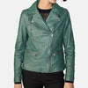 Clara Leather Moto Jacket Women