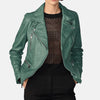 Clara Leather Moto Jacket Women