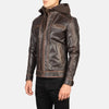 Downtown drifter Vintage Leather Jacket