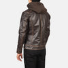 Downtown drifter Vintage Leather Jacket