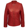 Eleanor Women’s Scarlet Heritage Leather Biker Jacket