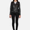 Elegant Odyssey Leather Biker Jacket | Women's Biker Jacket