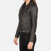 Elegant Odyssey Leather Biker Jacket | Women's Biker Jacket