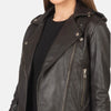 Elegant Odyssey Leather Biker Jacket | Women's Biker Jacket