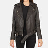 Elegant Odyssey Leather Biker Jacket | Women's Biker Jacket