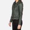 Elegant Odyssey Leather Biker Jacket | Women's Biker Jacket