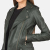 Elegant Odyssey Leather Biker Jacket | Women's Biker Jacket