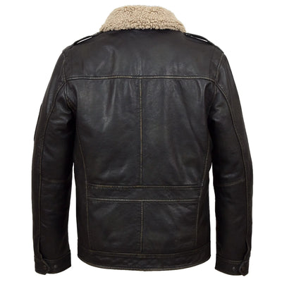 Falcon Men's Brown Leather Jacket
