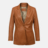 Fashion Forward Leather Blazer For Women