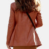 Fashion Forward Leather Blazer For Women