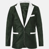 Flicker Mens Leather Blazer