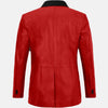 Flicker Mens Leather Blazer