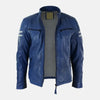 Forte Mens Real Leather Bomber Jacket