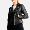 Inferno Vibe Leather Biker Jacket Women