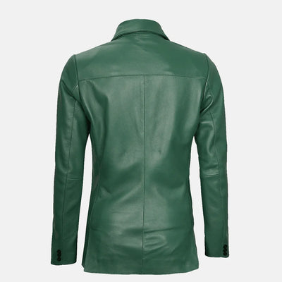 Luna Blaze Womens Leather Blazer