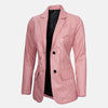 Luna Blaze Womens Leather Blazer