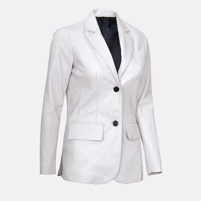 Luna Blaze Womens Leather Blazer