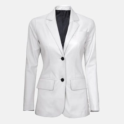 Luna Blaze Womens Leather Blazer