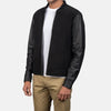 Maximus Leather Bomber Jacket For Men